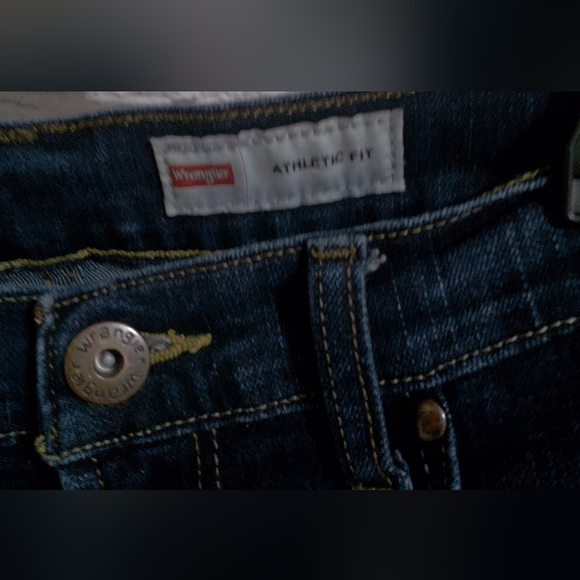 Wrangler Deep Blue Athletic Fit Waist 30 - Picture 2 of 4